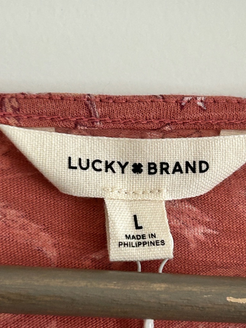 Lucky Brand Floral Top Pink Size L - Picture 4 of 14